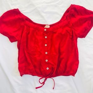 Hollister cropped top